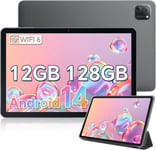 Tablette Android 14 Pad 70 Wifi,Tablette Android 10 Pouces Wifi 6,12Gb Ram+ 128Gb Rom/2Tb Tf,Widevine L1/6580Mah/Gms/13Mp + 8Mp/Bluetooth 5.0/2 Haut-Parleurs,Tablette Ipad 2024 Quad Core