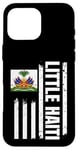 Coque pour iPhone 16 Pro Max Little Haiti America Drapeau américain haïtien patrimoine haïtien