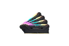 CORSAIR Vengeance RGB PRO - 32GB:4x8GB - DDR4 RAM - 3200MHz - DIMM 288-PIN - Ikke-ECC - CL16