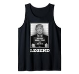 Donald Trump Legend Mug Shot, Free Trump 2024, support Trump Tank Top