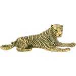 Galaxy Vintage Feng Shui Mässing Mini Tiger Staty Bord Statyer Mikro Landskap Te Husdjur Dekor