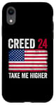 Coque pour iPhone XR Creed '24 Take Me Higher Drapeau USA Hommes Femmes