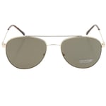 Calvin Klein Mens CK20120S 717 Gold Sunglasses Metal - One Size