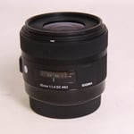 Sigma Used 30mm f/1.4 DC HSM Art Lens Canon EF