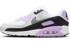 Nike Femme WMNS Air Max 90 Sneaker, White/Cool Grey-Lilac-Photon Dust, 36 EU