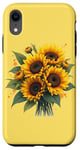 iPhone XR Yellow Sunflowers Cute summer flowers Floral Positivity Case