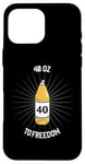 Coque pour iPhone 16 Pro Max Funny To Freedom Malt Liqour Gangster 1,2 l