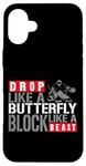 iPhone 16 Plus Ice Hockey Goalie Vintage Goalkeeper Drop Like A Butterfly Case