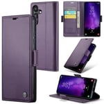 Samsung Galaxy S24 Fe      Pu Wallet Case    [Purple]