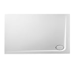 Receveur de douche en acrylique 140x90x14 rectangulaire AMI15OD blanc