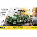 Cobi Historical Collection WWII Byggesett 132 Deler - Willys MB