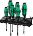 Skrutrekkersett Wera 367/6 TORX HF Kraftform Plus; 6 stk