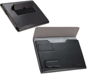 Broonel Black Leather Folio Case For ENTITY Book 14 14" Laptop