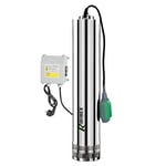 Ribiland - Pompe immergée INOX 11000 W 230 V, 65 m avec Tableau électrique et Flotteur - PRPVC1101/65F - Ribiland