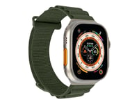 Puro Extreme - Slinga För Smart Klocka - 144 - 220 Mm - Armégrön - För Apple Watch Hermès Series 7, Hermès Series 9, Nike Series 7, Series 10, Series 8, Series 9