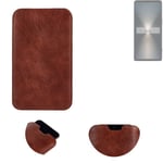 phone case for Sony Xperia 1 VI sleeve cover pouch brown 