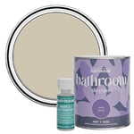 Rust-Oleum Green Water-Resistant Bathroom Tile Paint in Satin Finish - Silver Sage 750ml