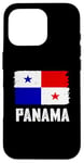 Coque pour iPhone 16 Pro T-shirt Panama pour homme et femme Drapeau panaméen Panama