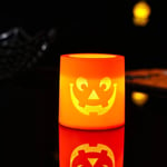 Halloween Led Ghost Pumpkin Daemon Skull Valo Hehkuva Lamppu Halloween Party Koti Baari Koriste Kummitustalo Kauhu Rekvisiitta