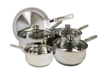 Acense 5pc Induction Cookware Set, Includes Milk Pan/Sauce Pan/Frying Pan