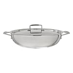 Le Creuset 3-Ply Stainless Steel Shallow Casserole & Lid