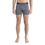 Icebreaker Merino Anatomica Palm Trail AOP Boxers - Gritstone Heather / AOP