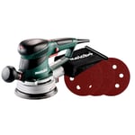 Metabo Ø 150mm aléatoire Orbit Sander SXE 450 TurboTec Set + 25 feuilles abrasives