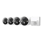 TP-Link Tapo C420S4 Smart Wire-Free Security Camera System - 4 Pack