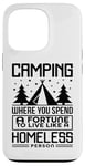 Coque pour iPhone 13 Pro Le camping dépense une fortune pour vivre comme un camping-car sans abri