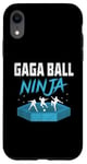 Coque pour iPhone XR Jeu de handball Gaga Ball Ninja Dodgeball Dodge