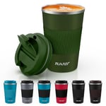 Tlater Mug Isotherme, 380ml Mug Thermos Café Mug Isotherme Cafe - Tasse Isotherme - Acier Inoxydable à Double Paroi Tasse Thermos pour les Boissons Chaudes et Froides, le Café, l'Eau et le Thé