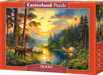 Castorland Puzzle 3000 Sunset Over Forest River Castor