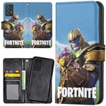 Samsung Galaxy A52/A52s 5G - Plånboksfodral/Skal Fortnite multifärg