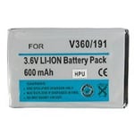 600MAh batterie li-ion, motorola, a732 v190 v360, w510 (w220, en remplacement pour bT50)