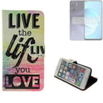 For Realme 10 protective case cover bag wallet flipstyle Case Cover Stand Card H