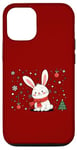 Coque pour iPhone 12/12 Pro Lapin mignon de Noël