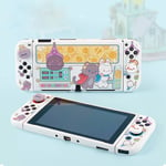 Coque Rigide De Protection Dockable Pour Manette Joy-Con Nintendo Switch ¿¿Tui Oled Dr?Le Chat Lapin Le Plus R¿¿Cent