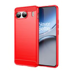 Oneplus Nord 4      Carbon Fibre Case    [Red]