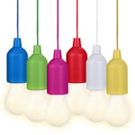 Christmas String Lights - Portable Hanging LED Bulbs - Battery Operated