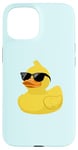 iPhone 15 Cute Yellow Rubber Ducky Little Bath Toy Duck Case