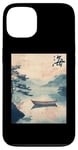 iPhone 13 Ocean Boat Retro Vintage Scenery Art Japanese Kanji Case