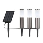 Lexiane Solcelle Lampe Steel - Lindby