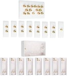 7.1 Surround Sound Audio AV Speaker Wall Plate Kit + Back Boxes NON SOLDER