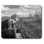 Rectangle Mouse Mat BW - The Great Wall of China  #35691