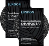 Organic Bamboo Charcoal Shampoo Bar, Hair Darkening Charcoal Shampoo Bar, Bamboo