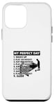 Coque pour iPhone 12 mini Air Hockey Day Plan My Perfect Day Air Hockey Joueur