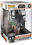 Figurine Star Wars - The Mandalorian - The Mandalorian With The Child Supersized Pop 25cm