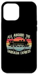 iPhone 12 Pro Max Retro Wagon Train Lover Model Train Railroad Conductor Funny Case