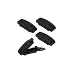 4Pcs Clips de Réglage de la Ceinture de Sécurité de Voiture Universel Clip Ceinture de Sécurité Durable Pince Ceinture de Sécurité en abs pour