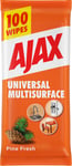 Ajax Wipes, Universal, 100 st.